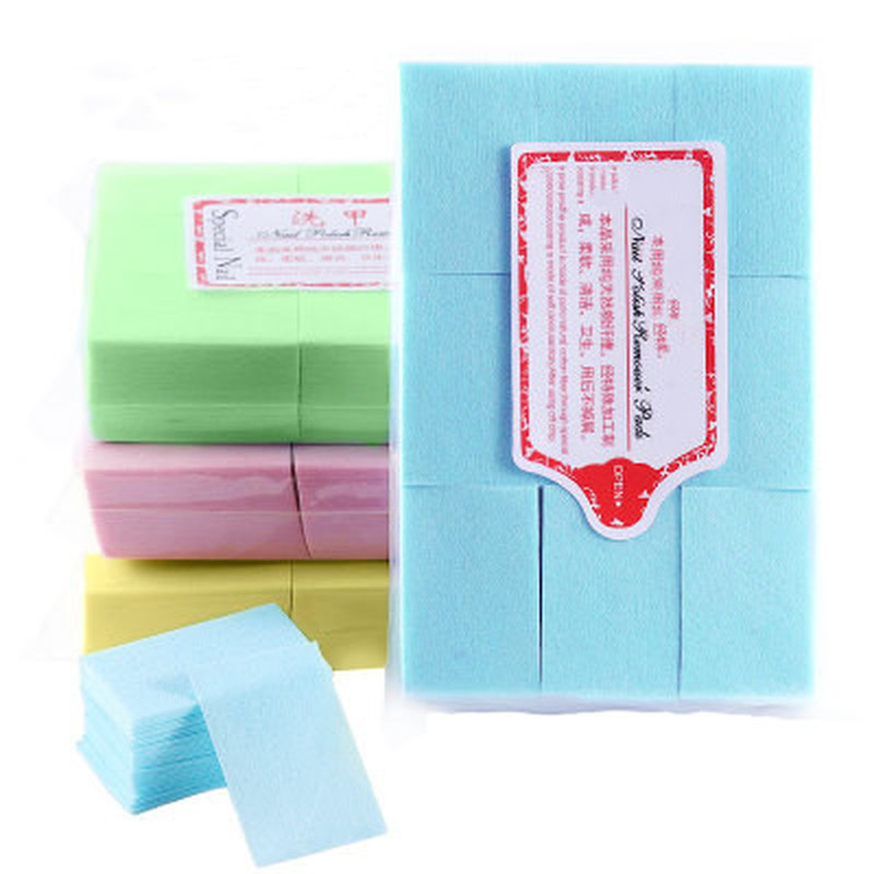 1000 Pcs Pink Lint-Free Wipes All For Manicure Nail Polish Remover Pads Paper Nail Cutton Pads Manicure Pedicure Gel Tools
