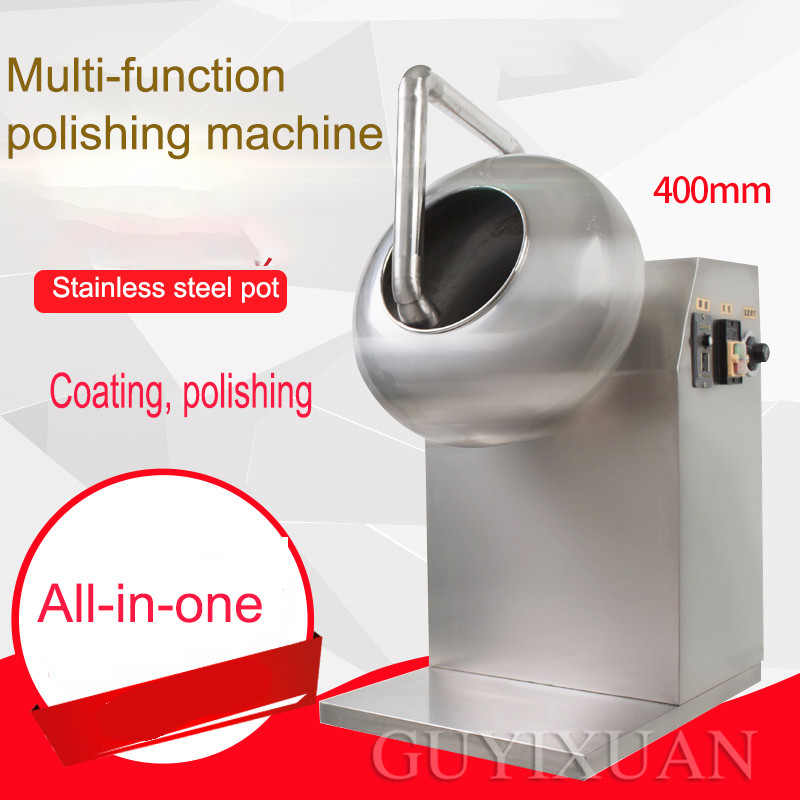 YB-400 Chinese medicine polishing machine flat film coating machine automatic candy rolling machine pill machine