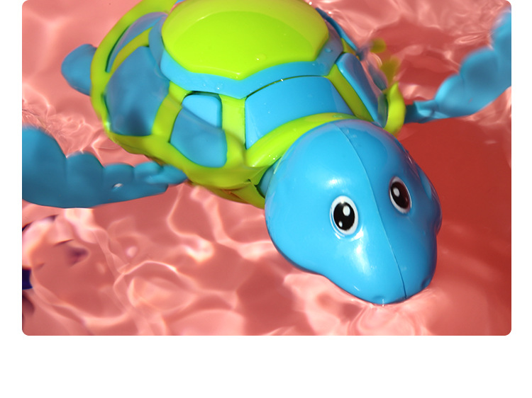 Baby Cute Animal Tortoise Classic Clockwork Water Toy Infant Swim Cartoon Turtle Wind-Up Toys Kids Summer Beach Bath Toys