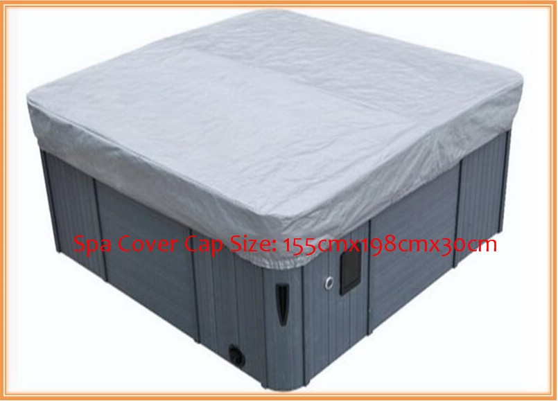 hot tub cover guard& cap,spa bag 155cmx198cmx30cm fits dynasty,arctic,vita,master spa