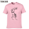 TARCHIA 2021 Top Men Tshirt Homme Brand Clothing T-Shirt Hip Hop Male Cotton Casual Short Sleeve Tees Boy Guy Dancing Breakdance