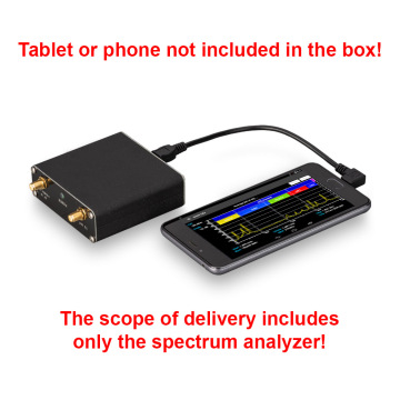 RF spectrum analyzer Arinst SSA-TG LC R2 with tracking generator 36-5990 MHz