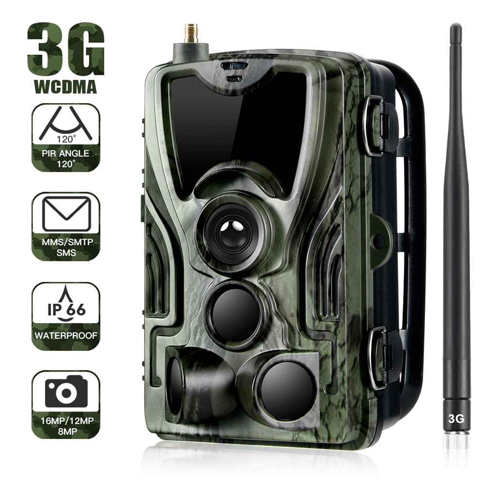 HC - 801G 3G Multiple Hunting Camera 16MP 1080P Full HD Videos Trail Camera 0.3 second trigger speed Infrared LED Cameras