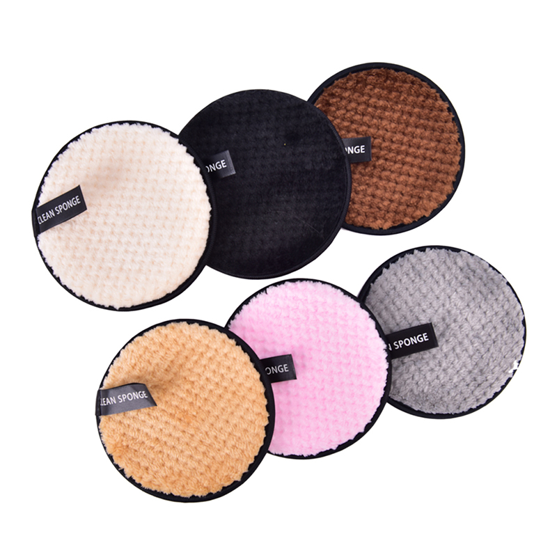 3pcs Microfiber Cloth Pads Remover Face Cleansing Towel Reusable Cleansing Makeup Cleaning Wipe reusable cotton pads