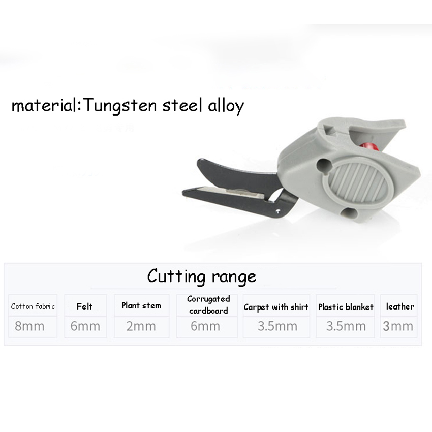 Plug-in Portable Electric Scissor Tailoring Sharp Shears Handheld Clothing Cutting Machine Plant Stem Trimmer Multi-function