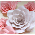 Window large pearlescent cardboard flower three-dimensional handmade flower finished rose wedding wedding background simulation