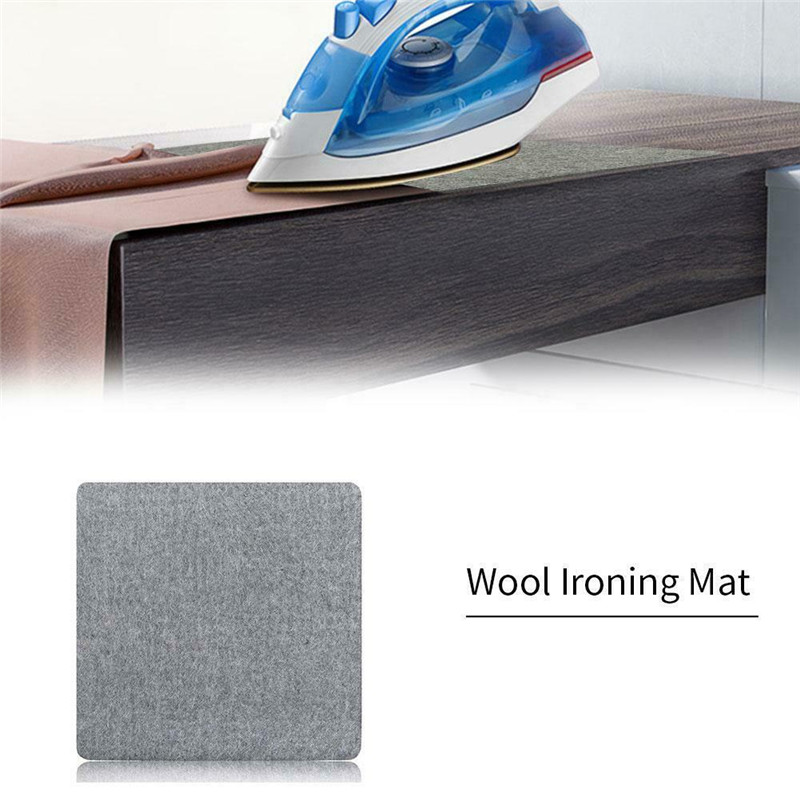 Ironing Felt Fabric Pad Portable High Temperature Resistance Ironing Pad New Zealand Wool Pressing Mat Easy Press Ironing Pad