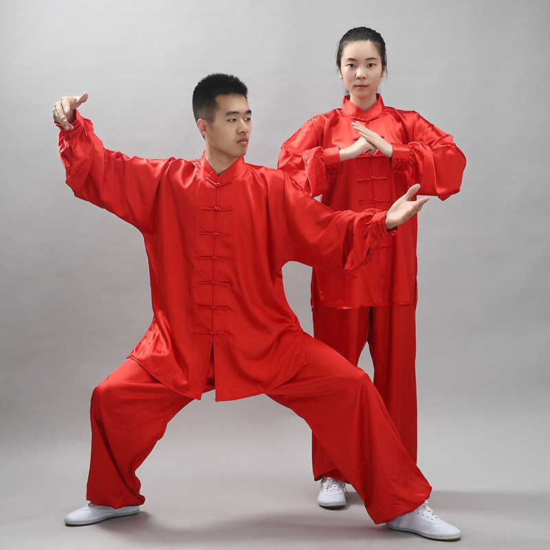 Elastic nan han si tai ji fu gong fu fu Martial Arts Wear Exercise Clothing for Men and Women