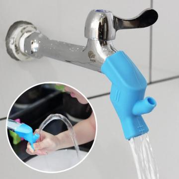 1pcs High Elastic Silicone Water Tap Extension Sink Children Washing Bathroom Kitchen Sink Faucet Guide Faucet Extenders
