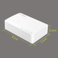 White Case mini ethernet switch 4 port desktop network SOHO RJ45 LAN HUB Small switch for Home 100