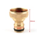 1pc Brass 1/2" 3/4[ 1 Inch Thread Quick Connector Garden Irrigation Connector Faucet Nozzle Adapter Water Gun Joints