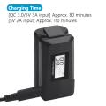 YX for DJI Mavic mini QC3.0 Fast Charger Battery USB Charging ,With TYPE C Cable ,LED charger For Mavic mini Drone Accessories