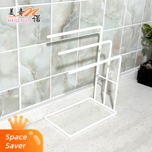 White wiping arrangement rack