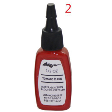 TOMATO IS RED colors permanent makeup pigment 15ml/bottle(1/2OZ)cosmetic tattoo ink paint set for lips eyebrow 5pcs/lot
