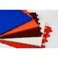 Enlio plastic interlocking flat tiles for indoor sport courts