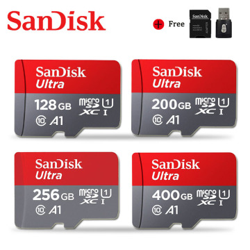 Sandisk Ultra Micro SD 128GB 64GB 32GB 200GB 256GB 400GB Memory Card 16GB microsd card TF/SD Flash Card C10 for Phone UAV GPS