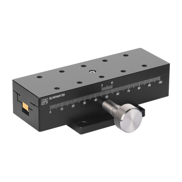 Aluminum Alloy Manual X-Axis Dovetail Groove Stage 120mm