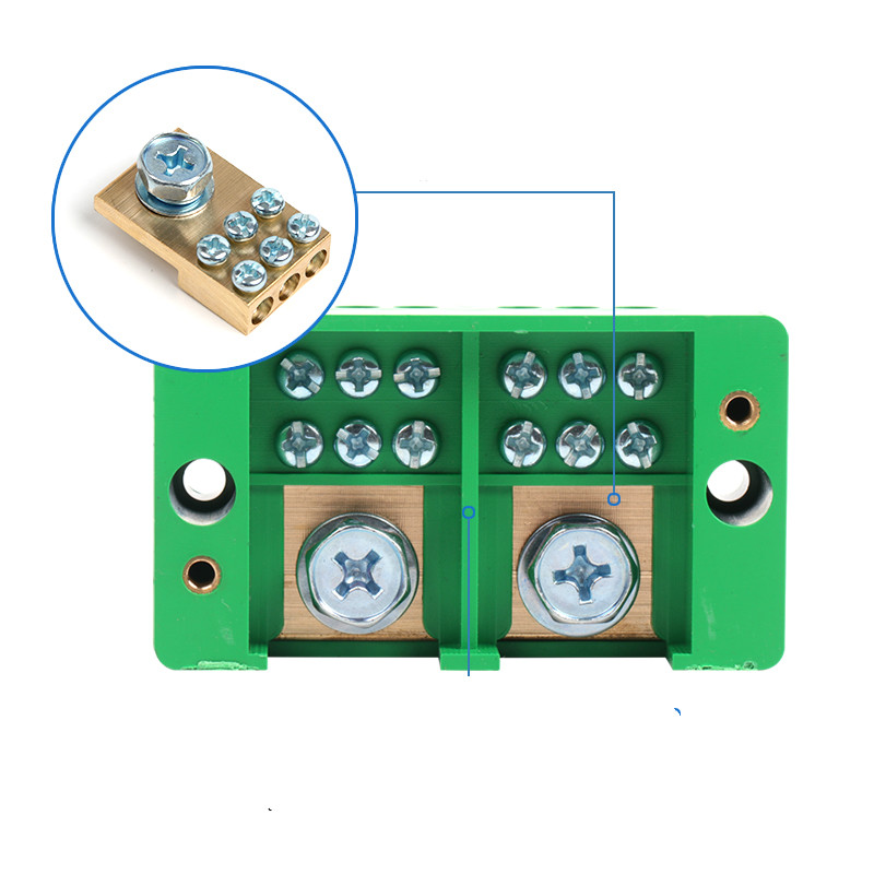 Fj6 Junction Box 2 In 6 Out Terminal Block Surface Mounted Box Distribution Box Domestic Wire Connector 2 In 6 Out