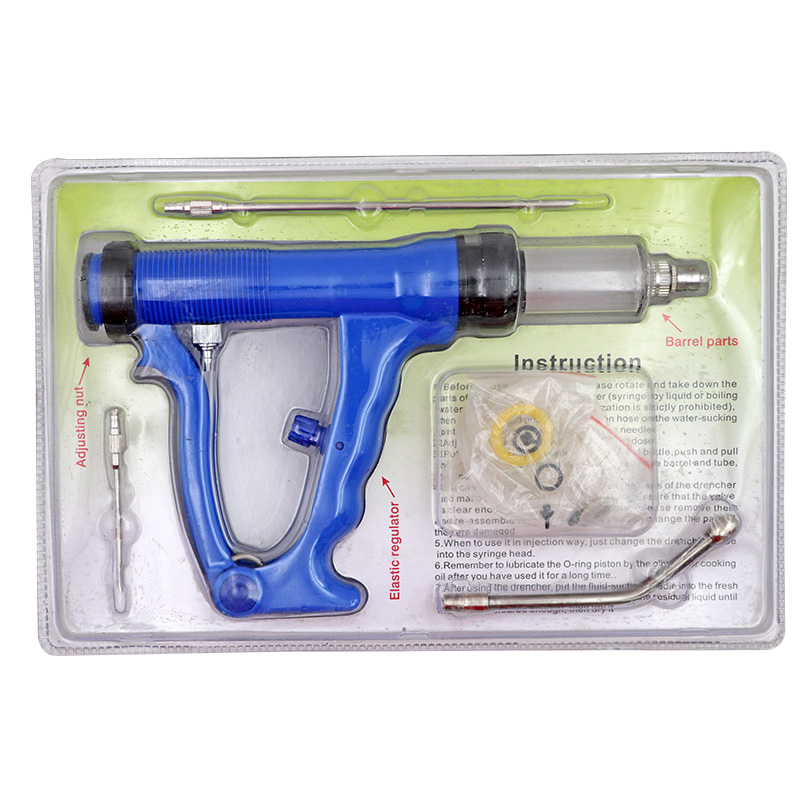Veterinary Feeding Gun 50ml 30ml 20ml 10ml Continuous Drench Gun for Cattle Sheep Goats Pet Animals Oral Injection & Infusion