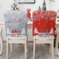 Christmas chair covers Santa Claus Hat Christmas Dinner Chair Back Covers Table Party Decor New Year Party Supplies 2021