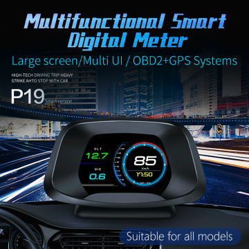 HD Car Video Head up Display Car Monitor Universal OBD High-definition Projector Windshield Speed Projector Security Alarm