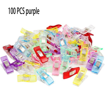 20/50/100PCS Multicolor Plastic Clips Quilt Quilting Clip Clover Clip For Patchwork Sewing Diy Crafts