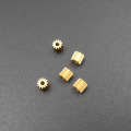 5Pcs 0.2M 12T Brass Gear 0.2 Modulus T=12 Aperture 1mm Tight Fitting 12 Teeth Metal Dia. 2.8MM Spur Gears 2.45mm X 2.8mm *KC001