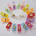 50 PCS Clear Sewing Craft Binding Clips quality Hot Plastic 2.7*1*1.5cm Pink Clamps Pack high Quilt garment clips