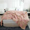Gauze Towel Blankets Home Bedding Couch Bed Cover Camping Trip Comforter Plaid Home Textile Queen King Size