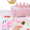 Creative ICE Cream Mold No-toxic Plastic DIY Frozen Popsicles Set Ice Cream Maker Cool Round Square Shape Ice Mould