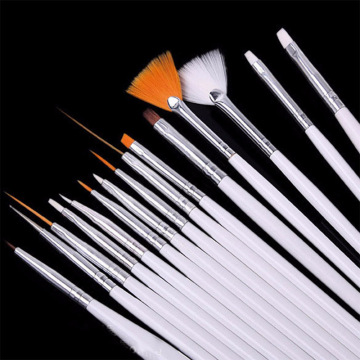 15Pcs/Lot Nail Art Design Paint Dot Draw Pen Brush Tool Set For UV Gel DIY Decors Paintbrush SET Pen