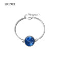 Fashion Cassiopeia Jewelry Starry Glass Bracelet / Astronomy - Science Jewelry Bracelet.