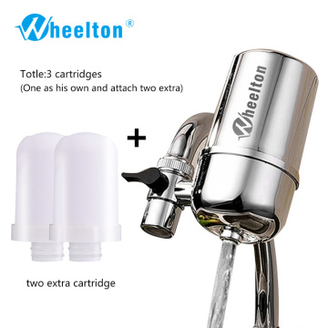 Wheelton Tap Water Filter Faucet(F-102-2E) Removal Replacement Filter Remove Alkaline Water Ceramic Cartridge Purifier freeship