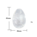 1 pcs Undrilled Natural Rock Quartz Yoni Egg for Women Kegel Exercise Vaginal Tightening Jade Egg Health Care Crystal Healing