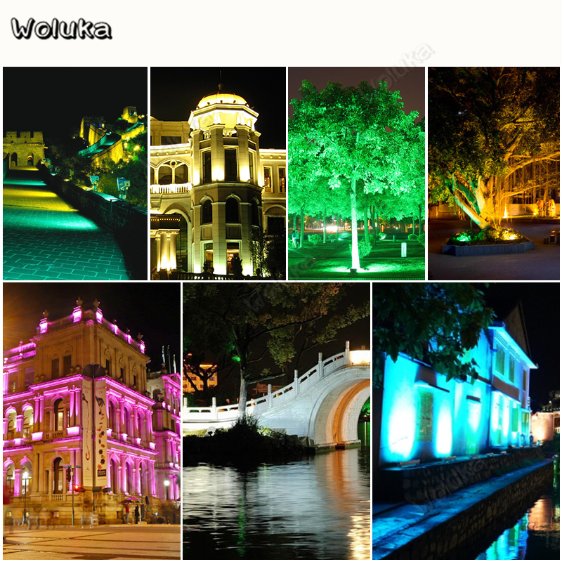 Outdoor 48W Beam LED projection lamp waterproof colorful tunnel tree wall lamp Wall washer flood light spotlight CD50 W01