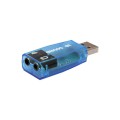 PC USB 3D External Sound Card Audio AdapterHigh Quality 3D Sound card 5.1 USB To 3.5mm mic headphone Jack Stereo Headset 20#23
