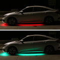 4pcs Car Underglow Led Strip Light Kit APP/ Remote Control RGB Color Atmosphere Decorative Lamp Led Ambient Light Auto Backlight