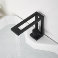 Black Basin Faucets Bath Basin Sink Mixer Taps Brass Bathroom Taps Square Vessel Sink Faucet Black Basin Mixer Cold Hot Water