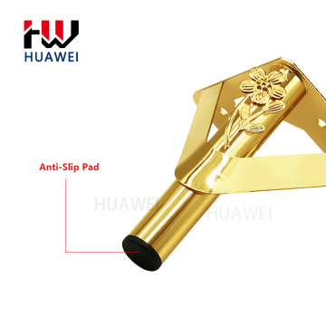 Luxury European Flowery Pattern Furniture Legs
