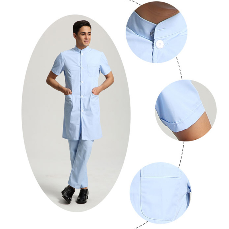 Medical Robe summer lab coat clinical experiment men medical uniforms pharmacy hospital doctor coat White coats