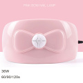 1PC 36W Pink Bows UV LED Nail Lamp Curing ALL Gel Polish UV Lamp for Manicure Pecicure 18pc LED lamp bead 60/90/120s Nail Dryer