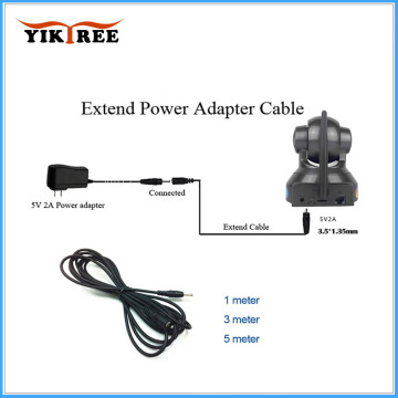 Yiktree Power Adapter Expansion Cable 5V2A 3.5 * 1.35mm CCTV Accessories Camera Power Extension Cable 10 m 5 m 3 m 1 m Optional