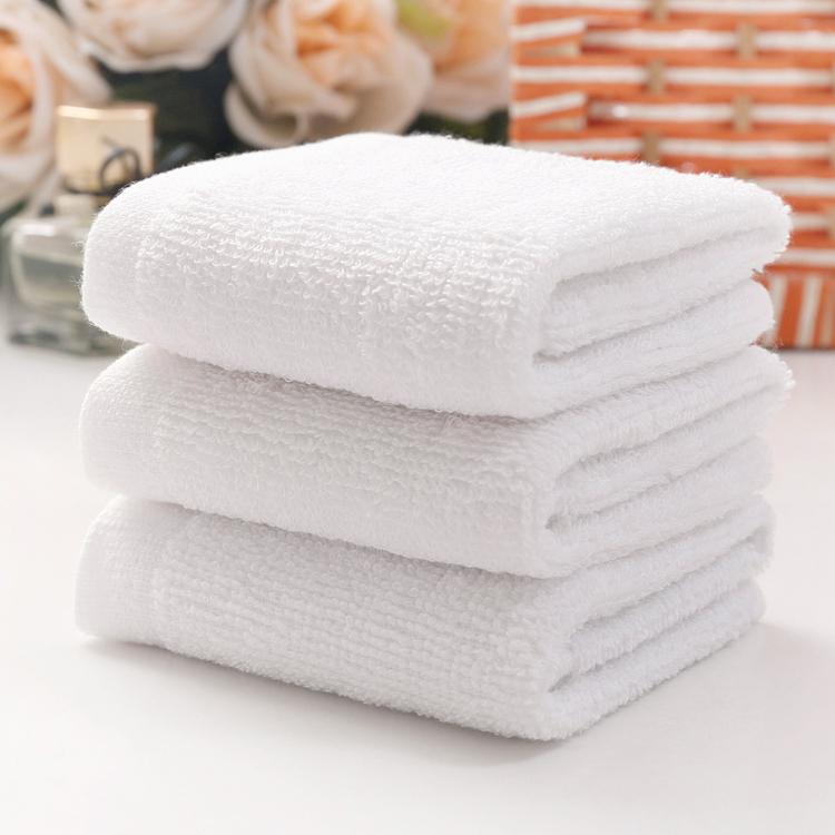 10pcs/lot Good Quality White Cheap Face Towel Small Hand Towels Kitchen Towel Hotel Restaurant Kindergarten Cotton Towel