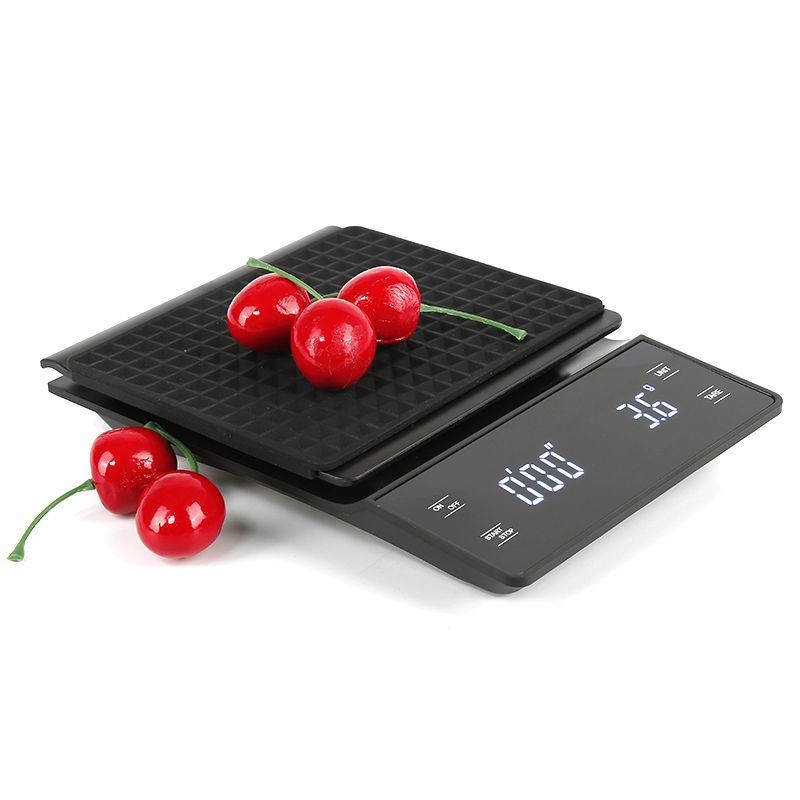 3KG/0.1g Coffee Scale LED Display Precision Smart Drip Coffee Scale Portable Timer Coffee Pot Household Digital Kitchen Scales