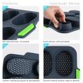 Non Stick Baking Mold Kitchen Supplies Cake Food Grade Silicone French Bread Mold Household Hamburger Molds Muffin Pan Tray