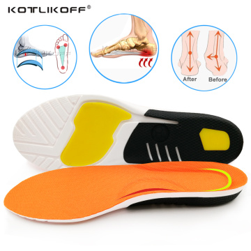 KOTLIKOFF Sport Insole Silicone Orthopedic Foot Care For feet Shoes Sole Heel Pain Plantar Fasciitis Shock Absorption Pads