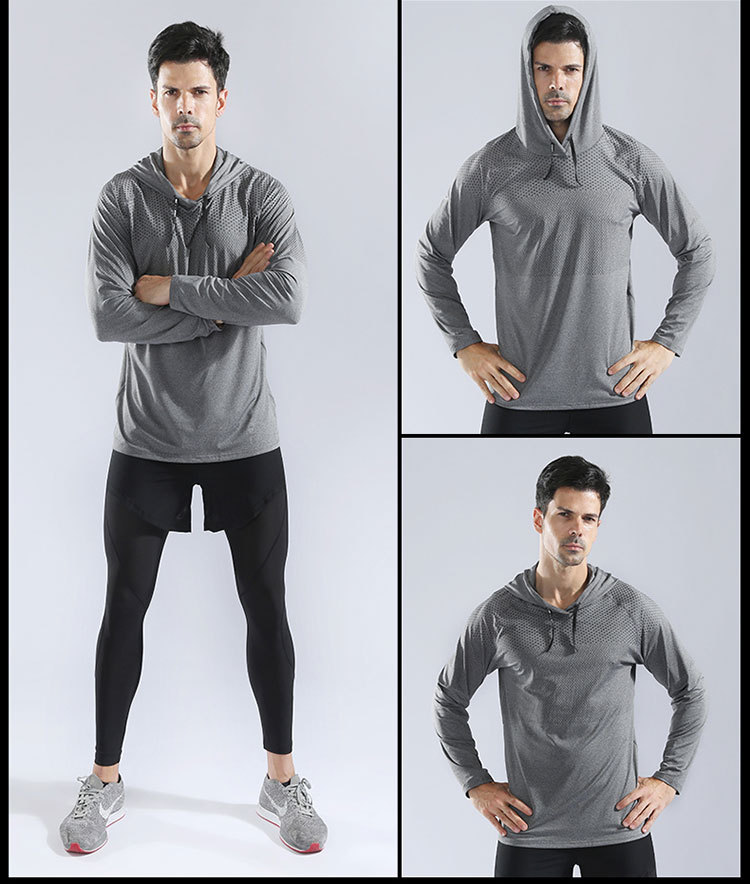 mens fashion hoodies sport pullover solid color shirt