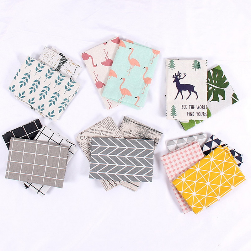 2020 NEW 1 Pcs Plaid Cotton Placemat Japanese Fashion Style Fabric Table Mats Napkins Simple Design Tableware Kitchen Tool