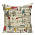 Letter nordic style pillow cover black plaid outdoor cushions throw pillows Simple cushions decorative Custom cover cushion
