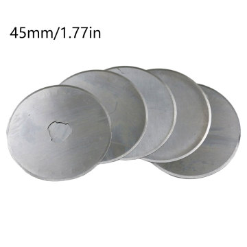 5pc 45mm Rotary Cutter Blades Craft Paper Cut Hand Held Scrap Booking Replacement Spare Blades Fits Clover Blades